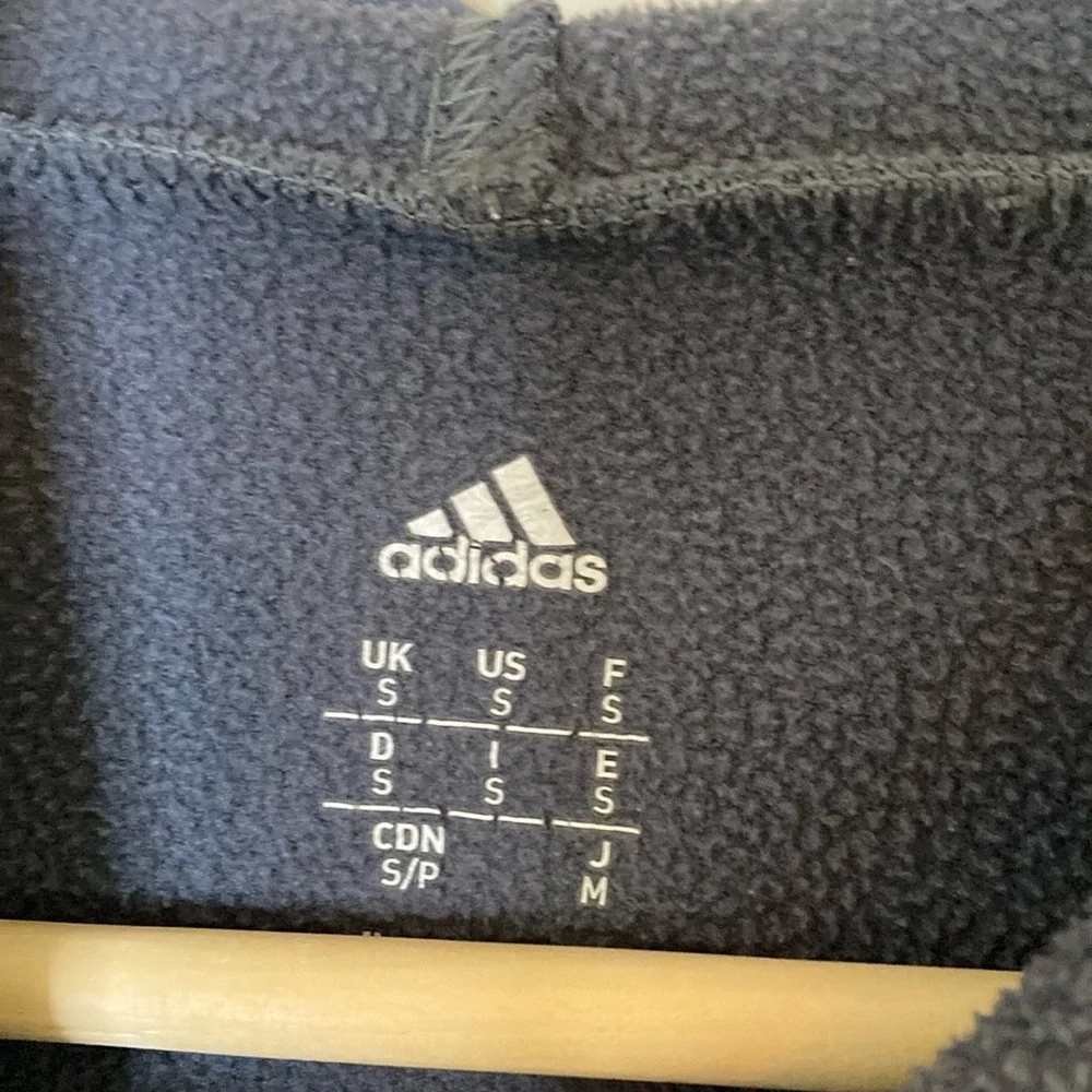 Adidas‎ Men's Grey Sweatshirt Hoodie Size Small Baseball Athletic Athleisure